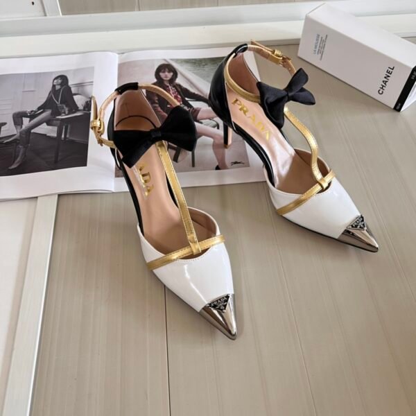 PR Bow Pointed Toe Pumps - Heels