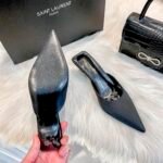 YSL Opyum Pointed Toe Mules – Scarpe con tacco
