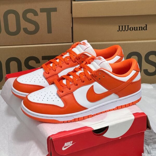 NK Dunk Low Retro 9 Orange/White - Sneakers