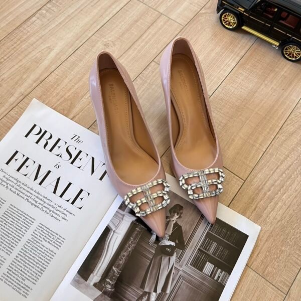 BAL Diamond BB Pointed Toe Pumps - Heels