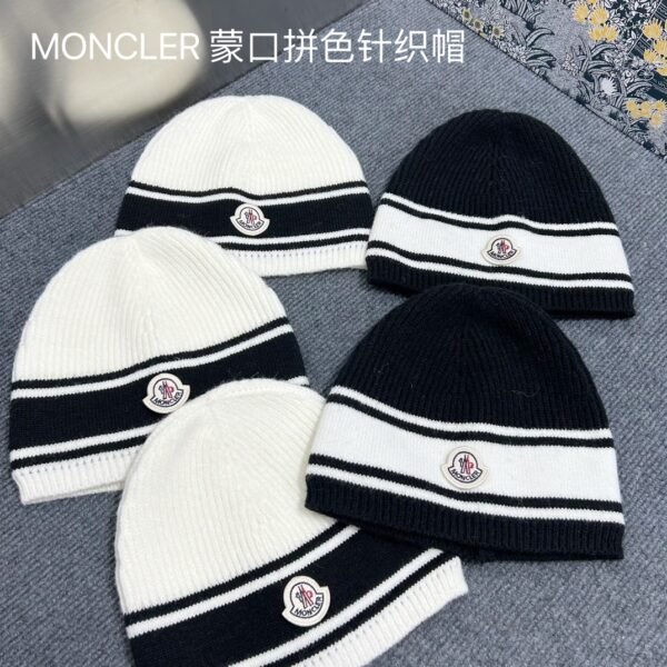 MCL Logo Beanie Black/White Knit - Hat
