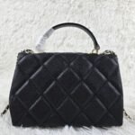 CC Coco Handle Small Black Caviar – Bag