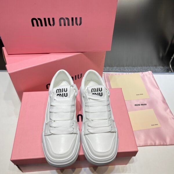MIU Square-Toed Sneakers - Sneakers