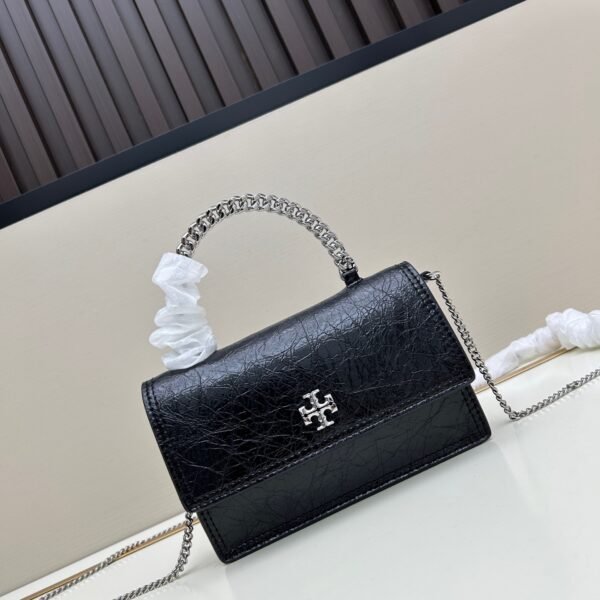 TB Kira Satchel in waxed leather