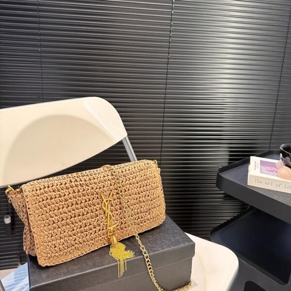 YSL Kate Raffia Tassel - Bag