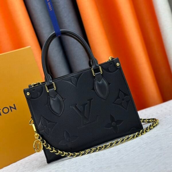 LV OnTheGo PM Black Empreinte Leather - Bag