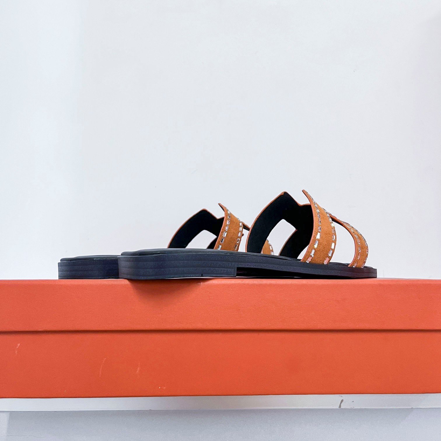 HM Oran Sandals Orange Suede - Sandals - Image 5