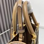 FD Sunshine Shopper Small FF Canvas – Borsa – Marrone