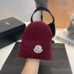 MCL Ribbed Wool Beanie Burgundy – Hat