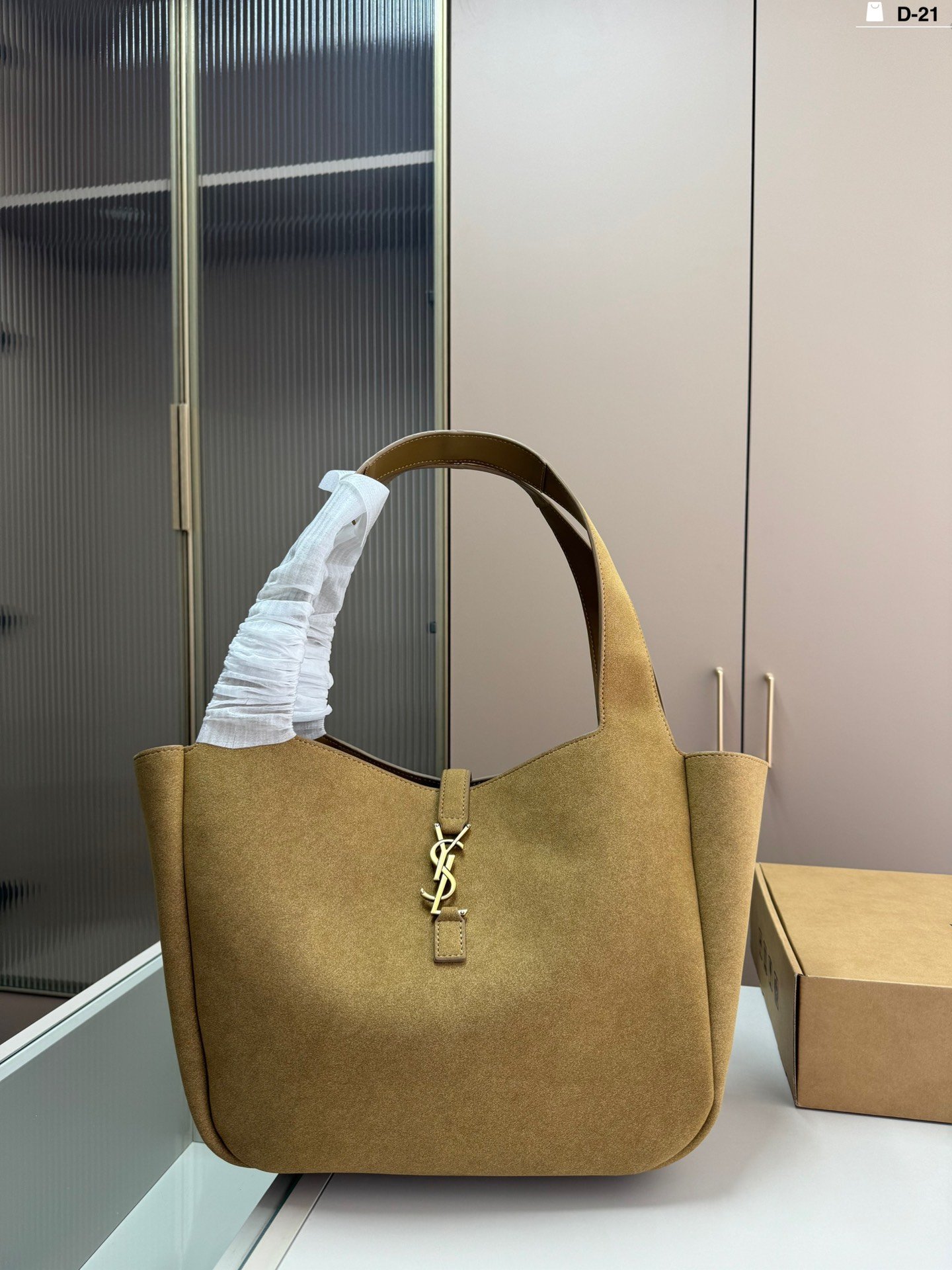 YSL Icare Maxi Shopping Bag Suede - Bag