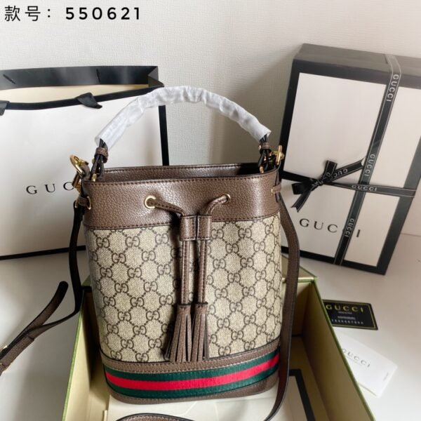 GG Ophidia GG Bucket Bag Beige/Brown GG Supreme Canvas - Bag