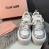 MIU Wedge Thick Sole Sneakers - Sneakers