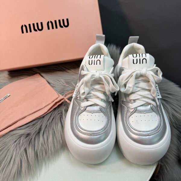 MIU Wedge Thick Sole Sneakers - Sneakers
