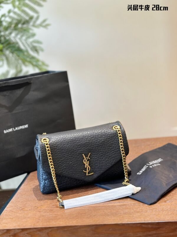 YSL Kate Small Black Leather – Bag – Red