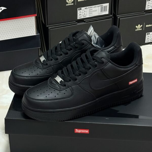 NK Air Force 1 Low Supreme Black - Sneakers