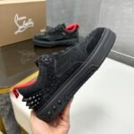CD Loubishark Black/Red – Sneakers