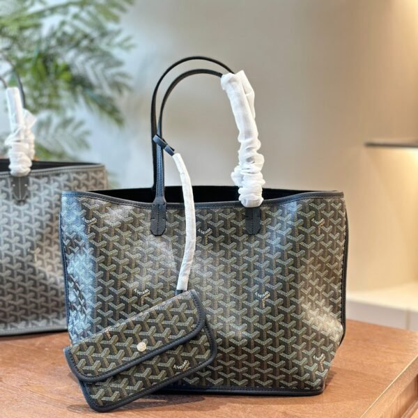 GYD Saint Louis PM Black GYDine Canvas - Bag
