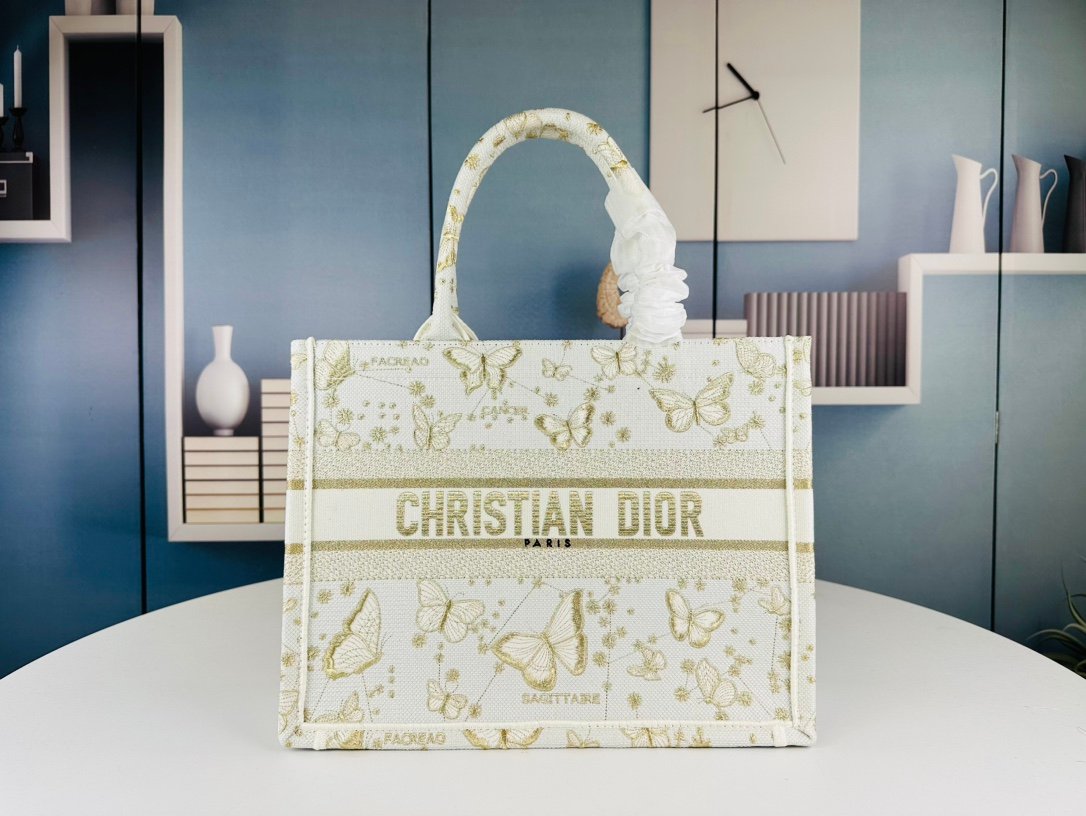 CD Book Tote Butterfly Embroidery - Bag