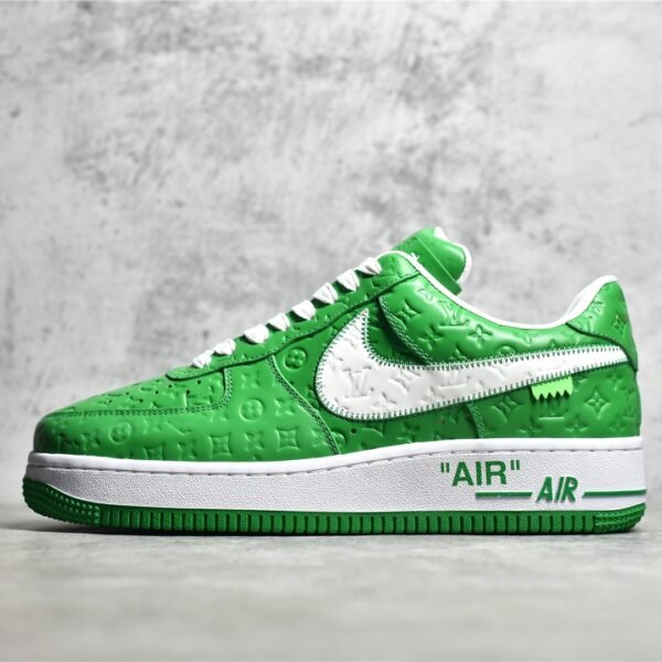 LV Air Force 1 Low by Virgil Abloh Green Monogram - Sneakers