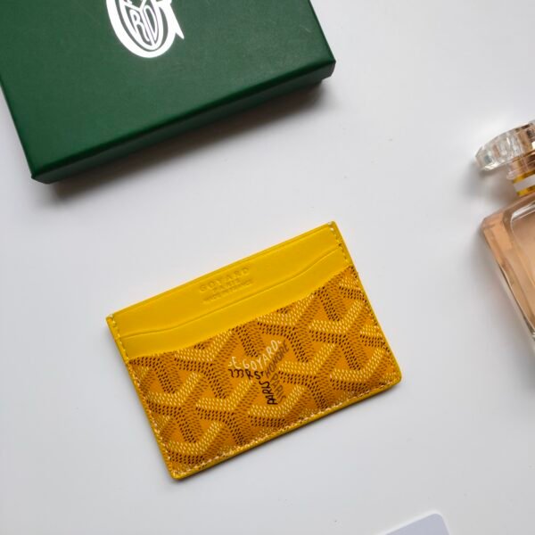 GYD Saint-Sulpice Card Holder Yellow GYDine Canvas - Wallet