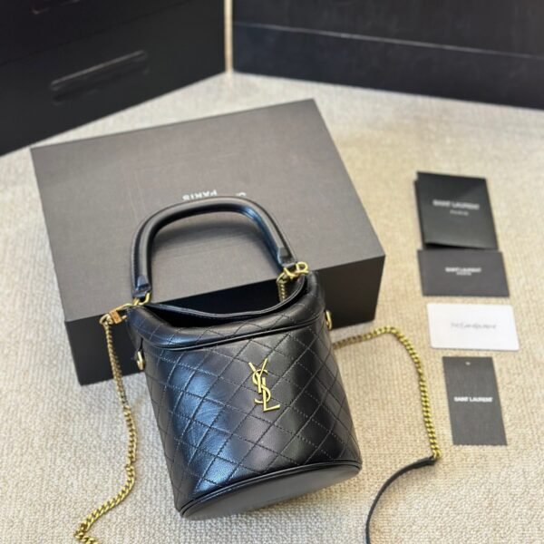 YSL Jamie Bucket Small Black Leather - Bag