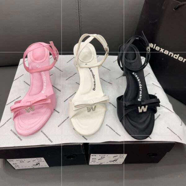 AMQ Logo Heel Sandals - Heels