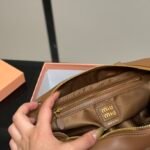 MIU Bowling Bag Brown Leather – Bag