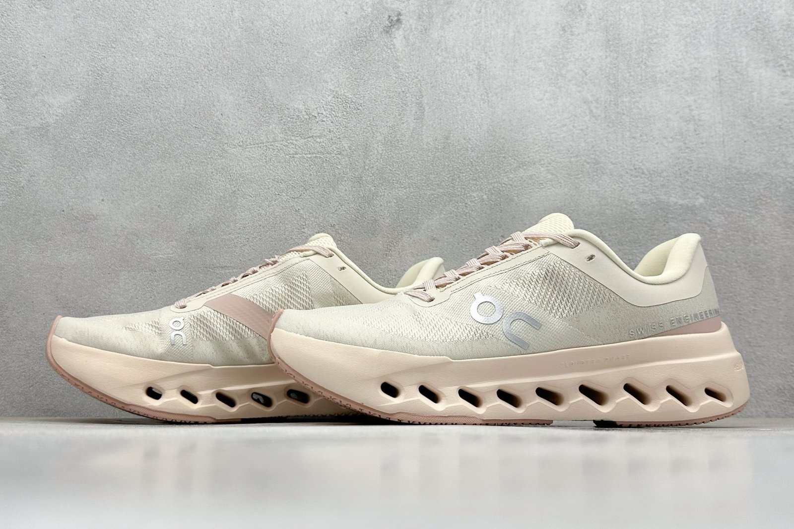 ON Cloudmonster White/Pink - Sneakers - Image 5