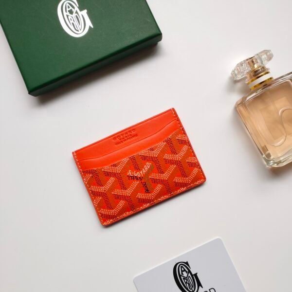 GYD Saint-Sulpice Card Holder Orange GYDine Canvas - Wallet
