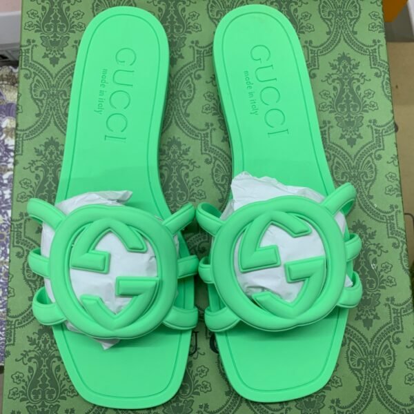 GG Rubber GG Slide Sandals - Slides
