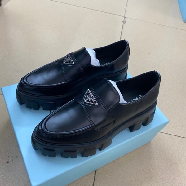 PR Monolith Loafers Black Leather - Shoes