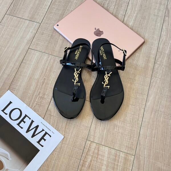 YSL Cassandra Flat Sandals - Sandals