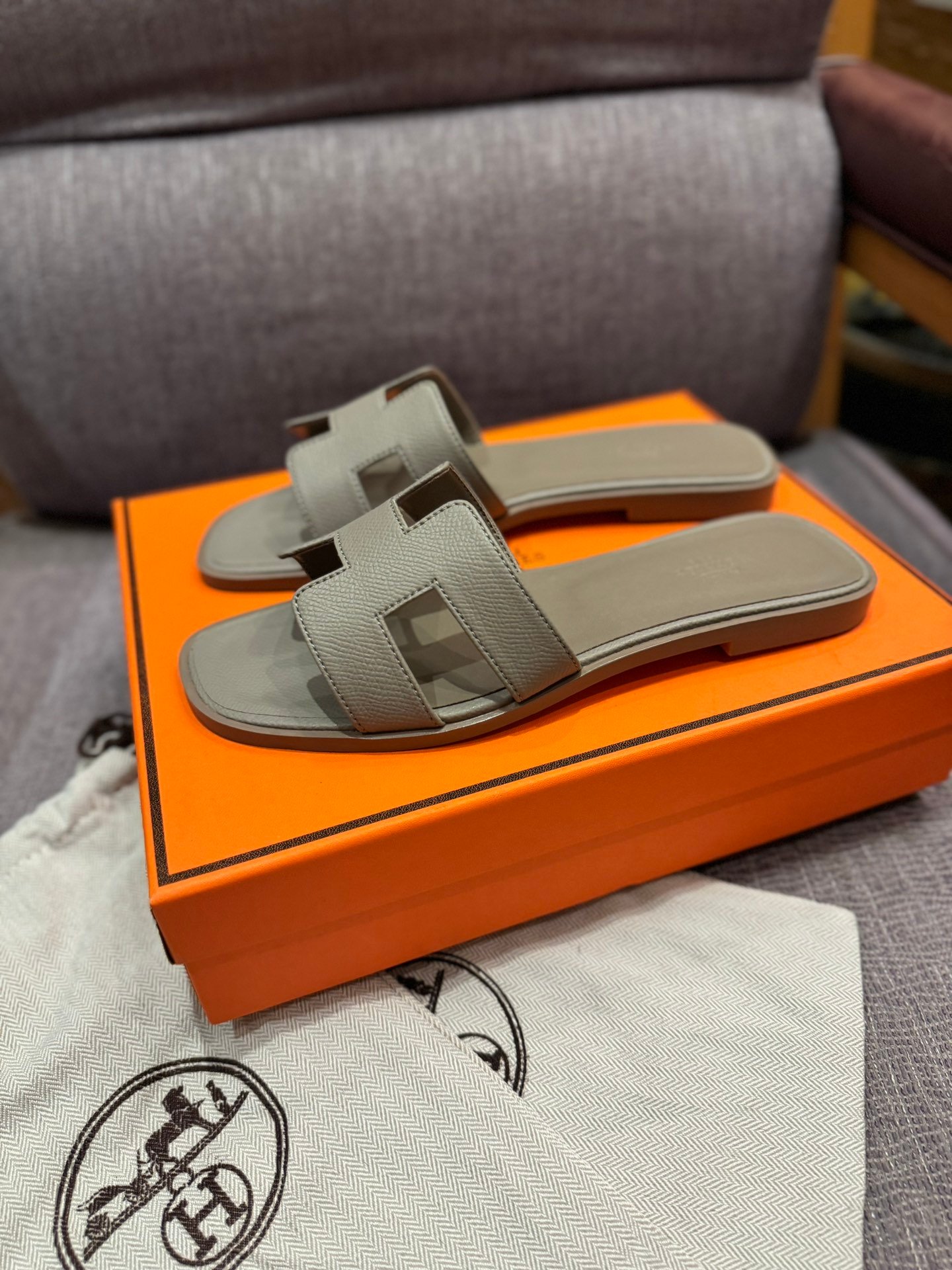HM Oran Sandals Gris - Slides