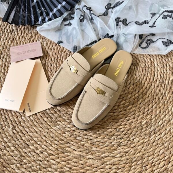 MIU Coin Detail Loafers - Shoes
