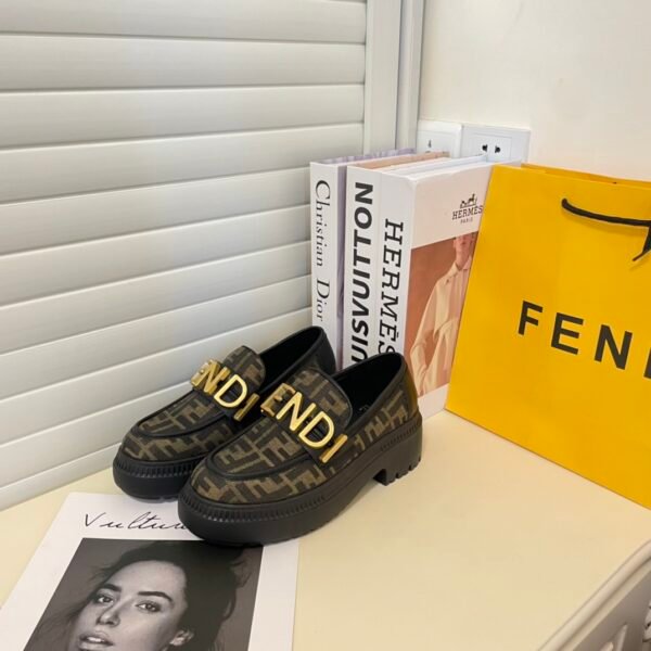 FD FF Logo Loafers - Shoes