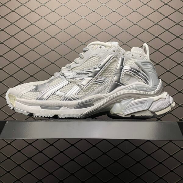 BAL Runner 40 White/Silver - Sneakers