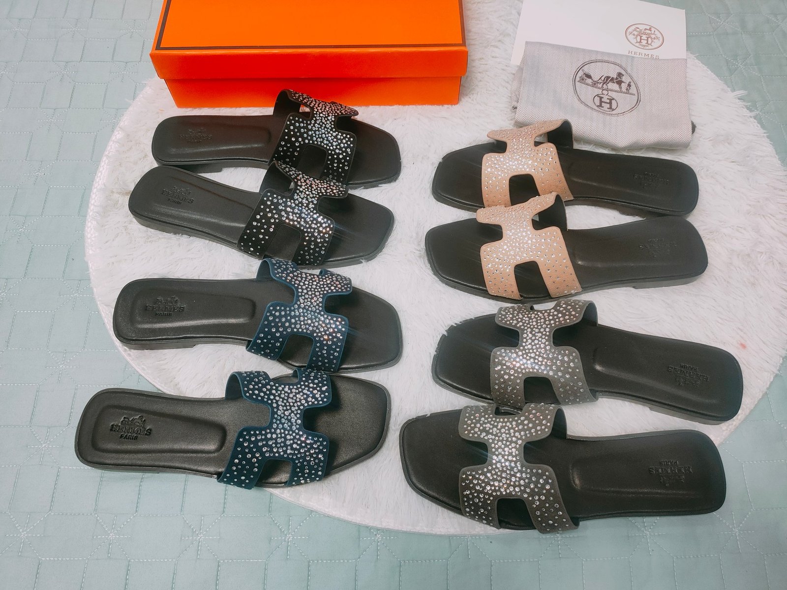 HM Oran Sandals Crystal Embellished - Sandals - Image 8