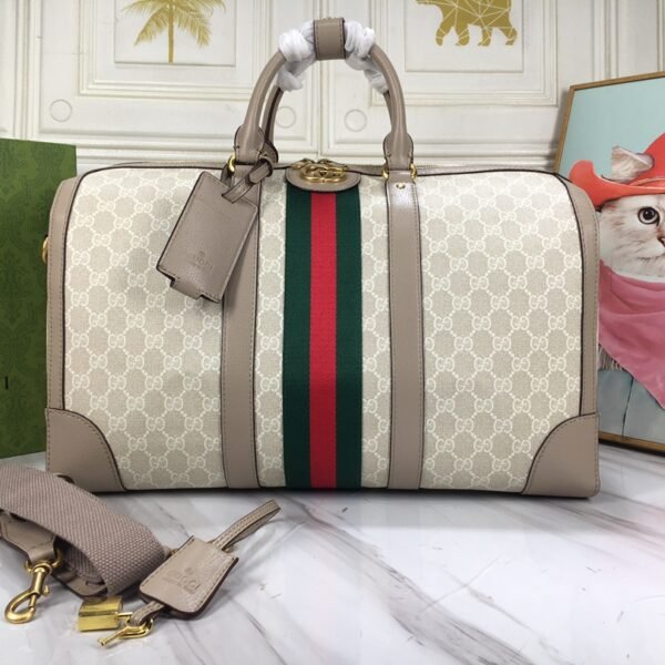 GG Ophidia Duffle Bag Beige GG Supreme Canvas - Bag