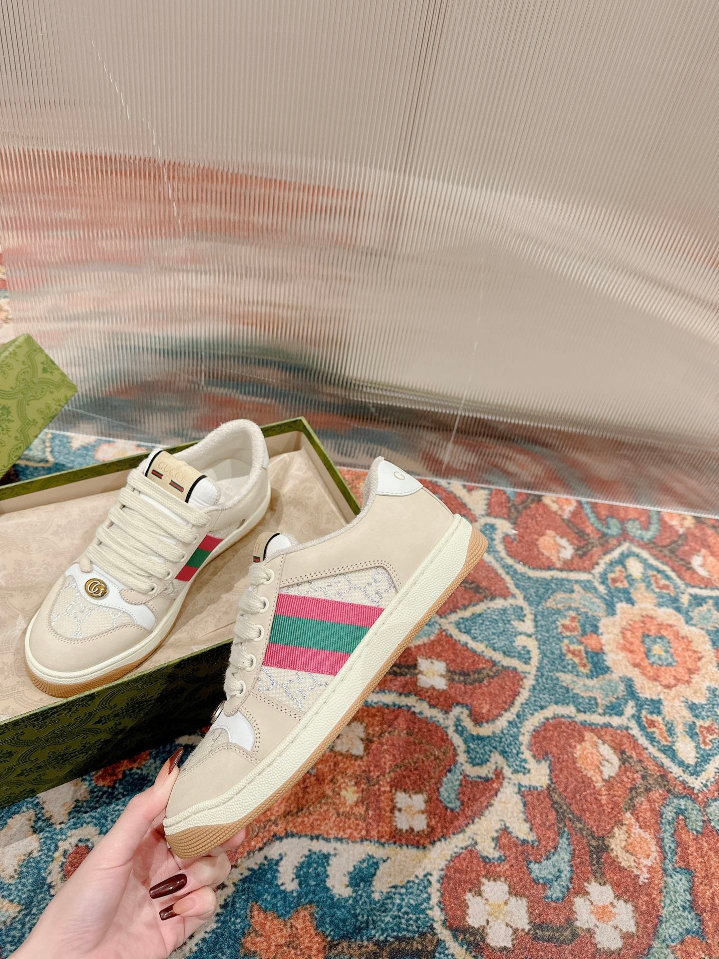 GG Screener Beige/White - Sneakers - Image 4