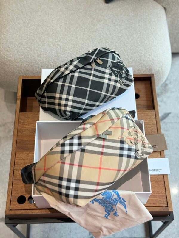 BBR Vintage Check Bum Bag – Bag – Brown