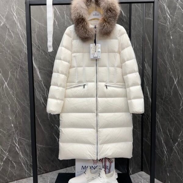 MCL Boedic Long Down Jacket White - Jacket