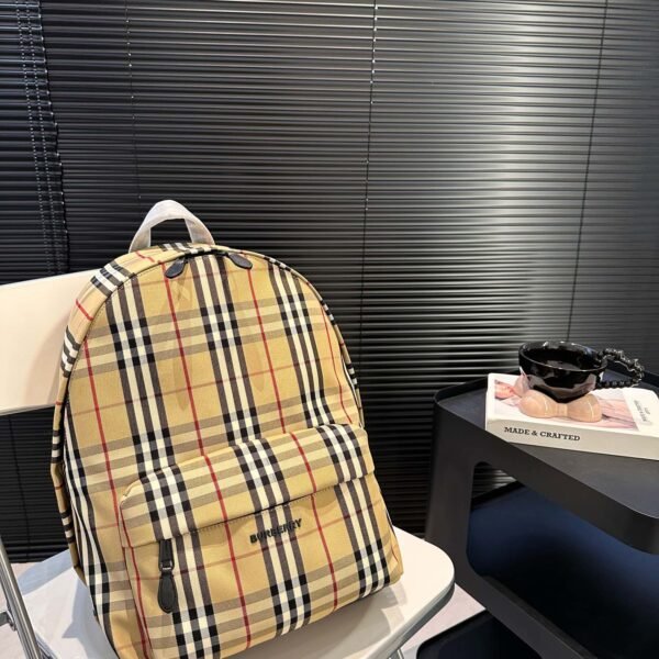 BBR Vintage Check Backpack Beige Check - Backpack