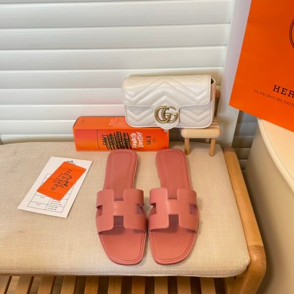 HM Oran Sandals Pink Leather - Sandals
