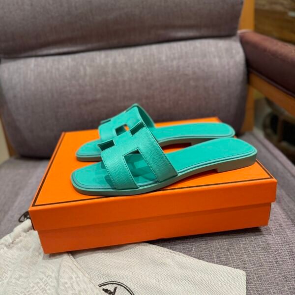 HM Oran Sandals Blue Leather - Sandals