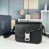 CD CD Lock Bag Black Leather - Bag