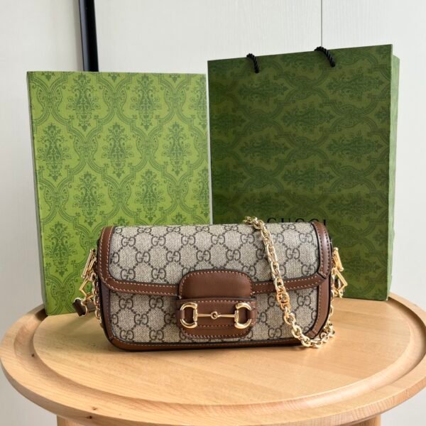 GG Horsebit 1955 Mini GG Supreme Canvas - Bag