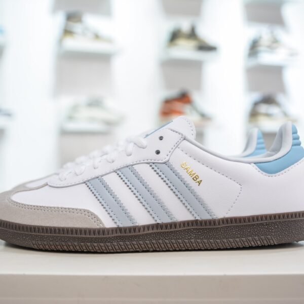 AD Samba White/Blue - Sneakers