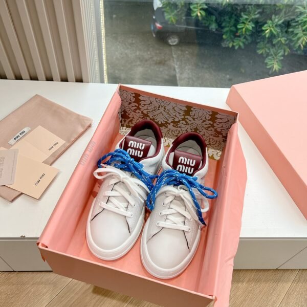 MIU Logo Sneakers White - Sneakers