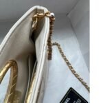 CC Evening Bag Beige Quilted Leather – Borsa