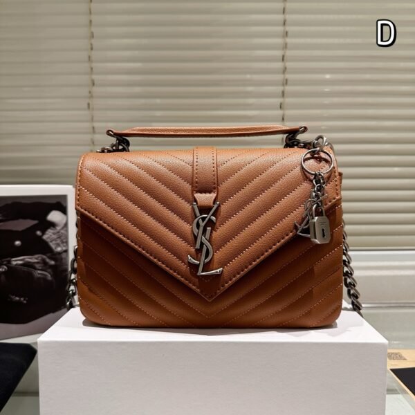 YSL Sunset Small Tan Leather - Bag